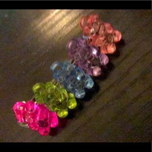 Gummy Bear pendant hair clip